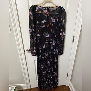Maxi Dress  Black Floral - Bebe